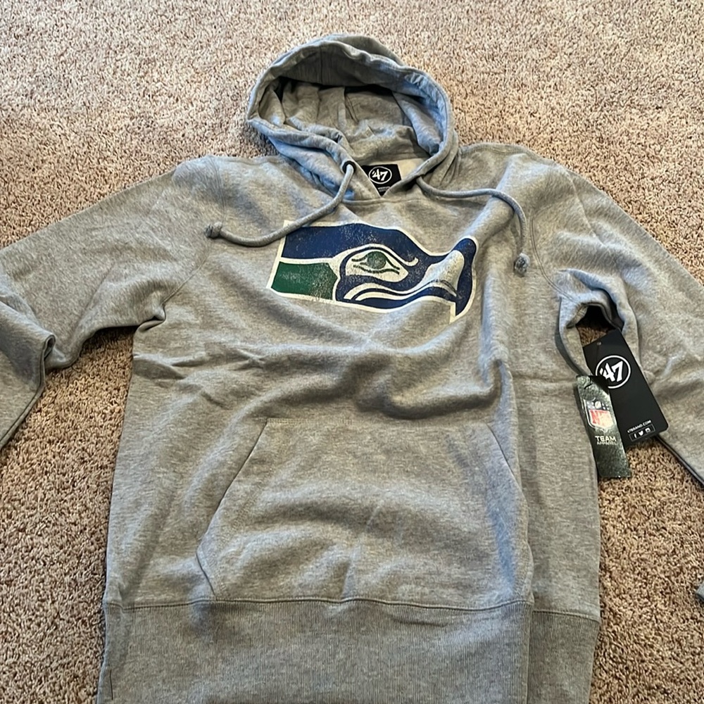 Seattle Seahawks headline hoodie 47 NWT